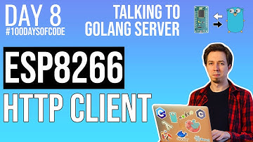 ESP8266 HTTP Client with locally hosted web server - Day 8 of #100DaysOfCode in IoT