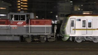 【最後の甲種輸送】DE10 1666[新]+東京メトロ 17000系17195F　近畿車輛出場甲種輸送　鶴見駅通過　2022/04/23