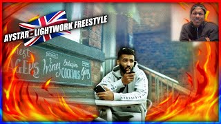 AMERICAN REACTS TO UK DRILL RAP! | Aystar - Lightwork Freestyle