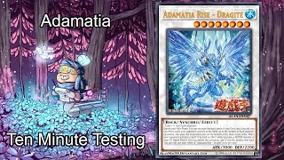 ADAMANCIPATOR - Ten Minute Testing 2/9/20