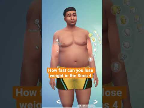 How fast can you lose weight in the Sims 4 | The Sims 4 #shorts