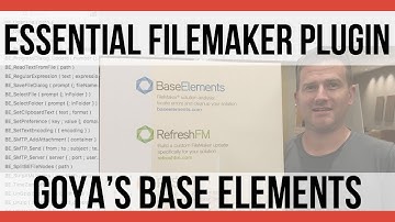 Base Elements Plugin | Interview with Nick Orr | FileMaker Training | FileMaker Plugins