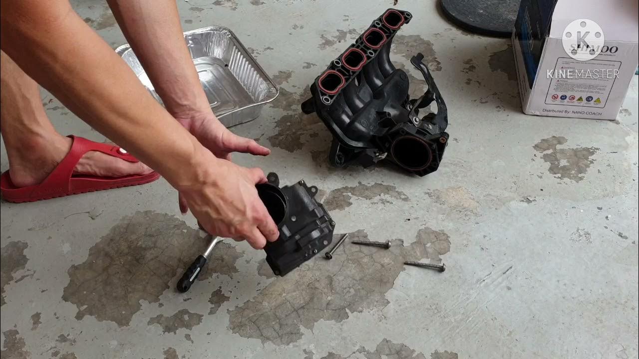 Mini Throttle body, Manifold Removal. intake valve cleaning using Seafoam YouTube