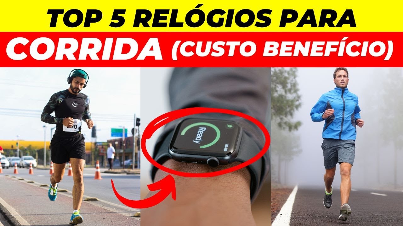 TOP 5 Relógios Para CORRIDA Com Melhor Custo Benefício em 2025 - YouTube