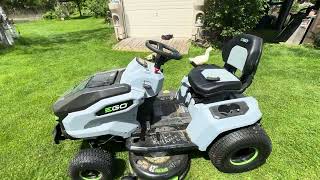 Electric Riding Lawn Mower EGO Power+ T6: Sloppy Steering (Gimp Mode)