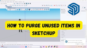 How to purge unused items in SketchUp ?