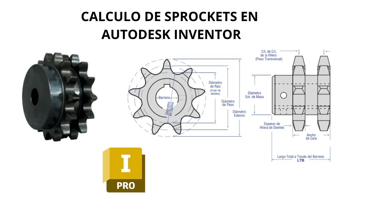 ¿Cómo hacer un SPROCKET en Autodesk Inventor? Tutorial de Inventor 2024