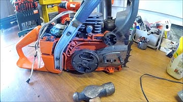 DIY How To Remove Chainsaw Clutch without Specialty Tools - Saw Repair - Poulan Husqvarna Stihl Echo