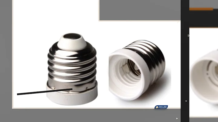 CKLED PRODUCTS - Lamp Socket Extender, Lamp Bulb Socket Lamp Holder, Heat-resistant