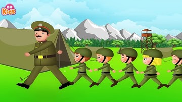 Nhạc Thiếu Nhi Vui Nhộn - Cháu Thương Chú Bộ Đội - Bài hát vui nhộn cho trẻ mầm non