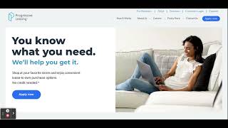 Progressive Leasing on Chromebook