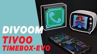 Divoom Tivoo y Timebox Evo - Sonido a COLOR en 8 bits!! - Review en Español