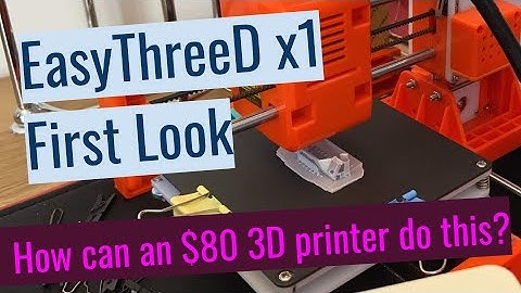 How can an $80 3D printer do this??? Easythreed x1 First Look