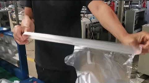 Automatic High speed two line plastic T-shirt shopping bag making machine