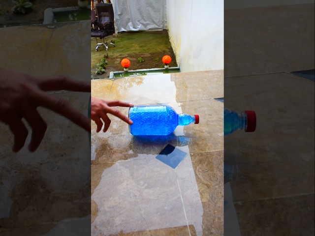 Blue glass bottle!