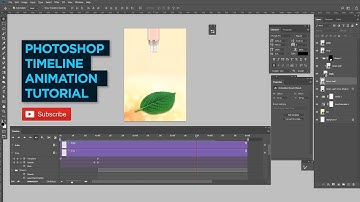 Photoshop Timeline Animation 5 | Leaf color change Animation in Photoshop