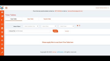 School Management Software Time Table Module