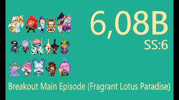 CROB Breakout Main Episode (Fragrant Lotus Paradise) 6,08B | Jinx | Cookie Run OvenBreak