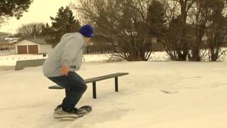 snowskate bench session