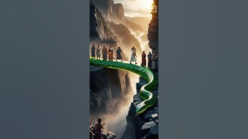 🌋 The Snake Bridge – Giant Snake Saves Villagers After Earthquake 🐍 | Epic Nature Stories #cartoon