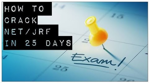 How to crack in NET in 25 Days || UGC NET 2022 Preperation Strategy