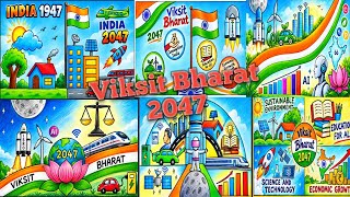 4+ Viksit Bharat 2047 Drawings/mere sapno ka Bharat Drawings/My Vision for india in 2047drawings screenshot 4