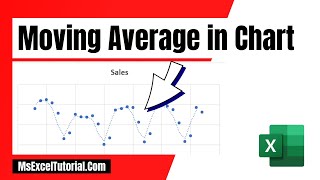 How to Calculate the Moving Average in Excel Chart