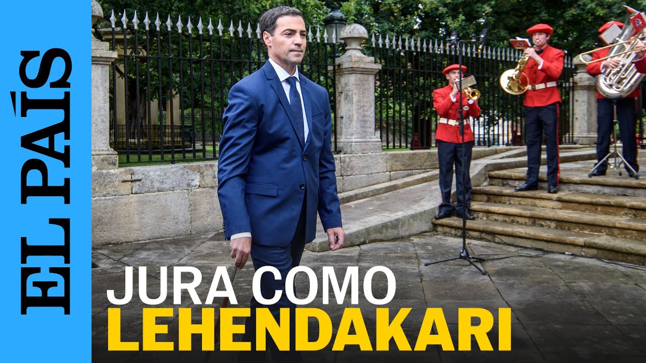 PAÍS VASCO | Imanol Pradales jura como lehendakari sin mencionar la Corona ni la Constitución