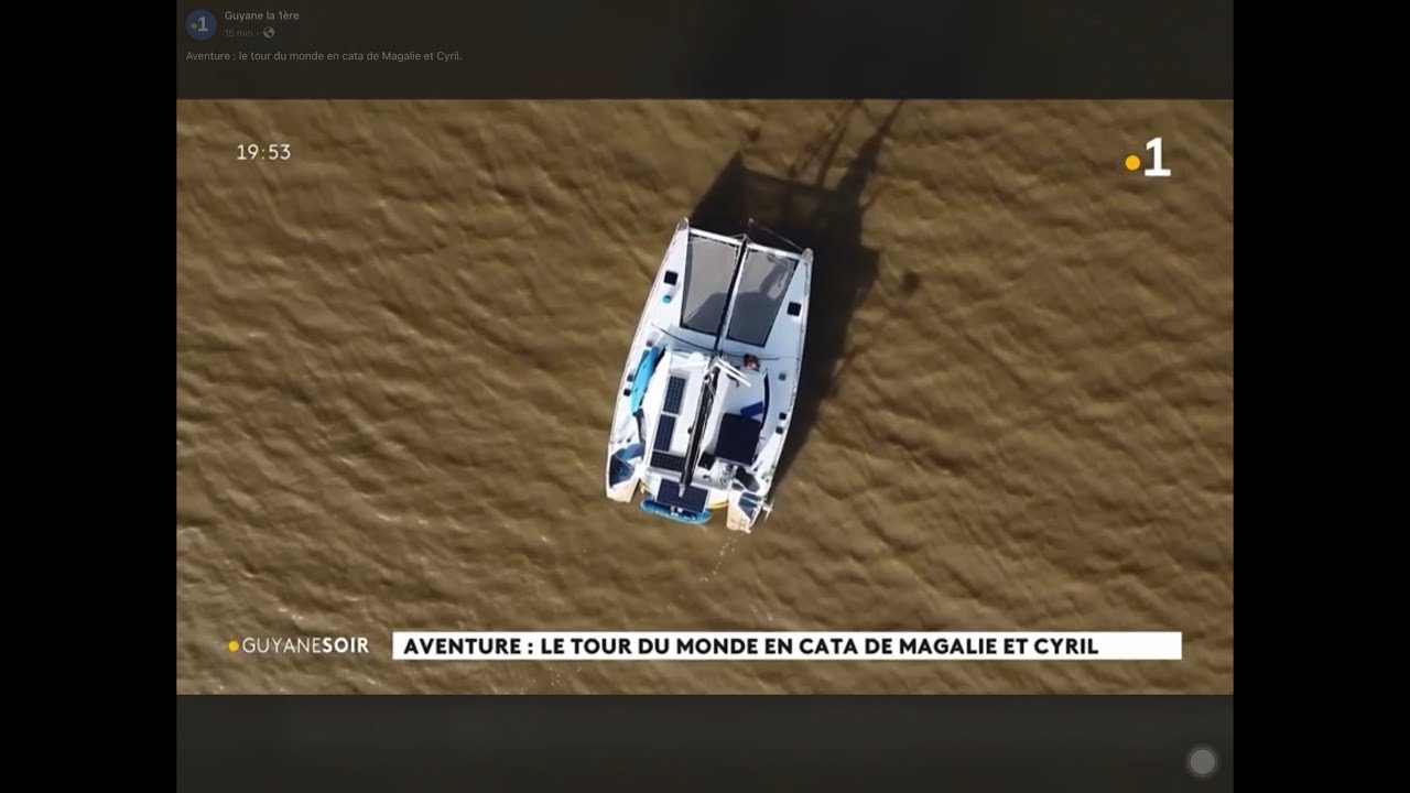 ⁣# Guyane la 1ere, reportage sur notre voyage  en bateau sur le  territoire guyanais.