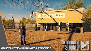 We Build the Souvenir Shop | Let's Play Construction Simulator Episode 3 | Construction Simulator