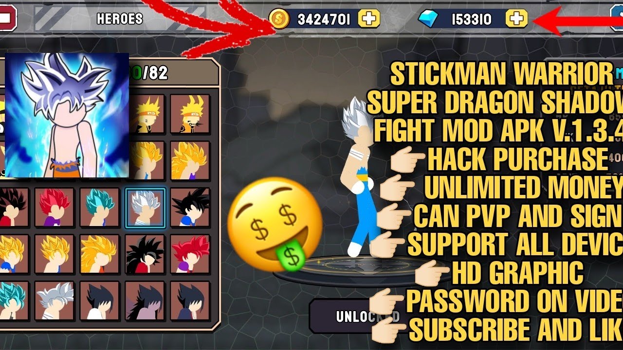 Stream How to Play Stickman Warriors Super Dragon MOD APK 1.3.4 with  Unlimited Money and Energy on Your An from Nuicurcairo