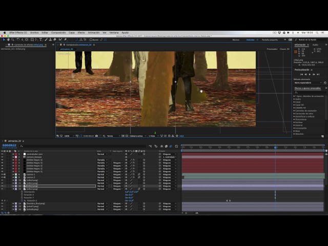 Miniatura: 07 Devolver a la vida imagen estática con After Effects 2017 (Animar cámara y personajes)