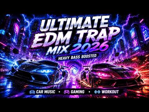 💥 Ultimate EDM Trap Mega Bass Mix 2026 | • Heavy Bass Workout • Gaming • Car Music
