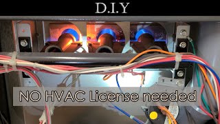 How to fix water leaking furnace when heat is on?