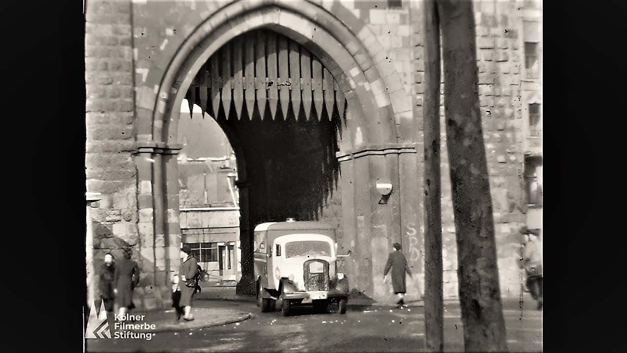 Köln 1955 - Stadtszenen im Winter - Wiederaufbauzeit - Hermann Nick - Cologne - post wwII era