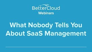 What Nobody Tells You About SaaS Management