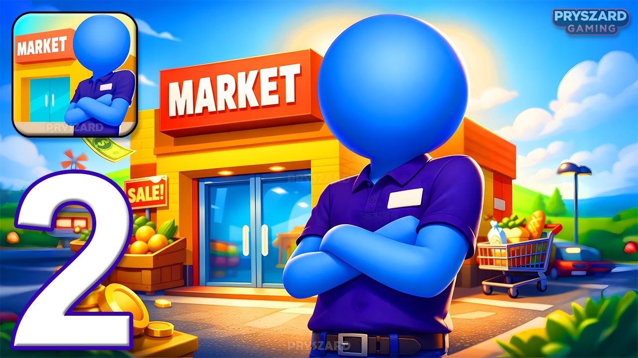 Market Boss - Gameplay Walkthrough Part 2 - Build And Upgrade Market (iOS, Android)