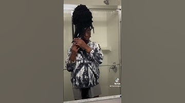 How I Put My Soft Locs In A High Bun •Part 2 #hairstyles