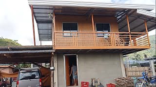 Low Cost TwoStory Cement, Steel & Metal Wall Cladding House Design Ideas | Dream House Designs