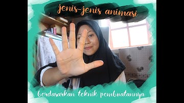 Jenis animasi berdasarkan teknik pembuatannya