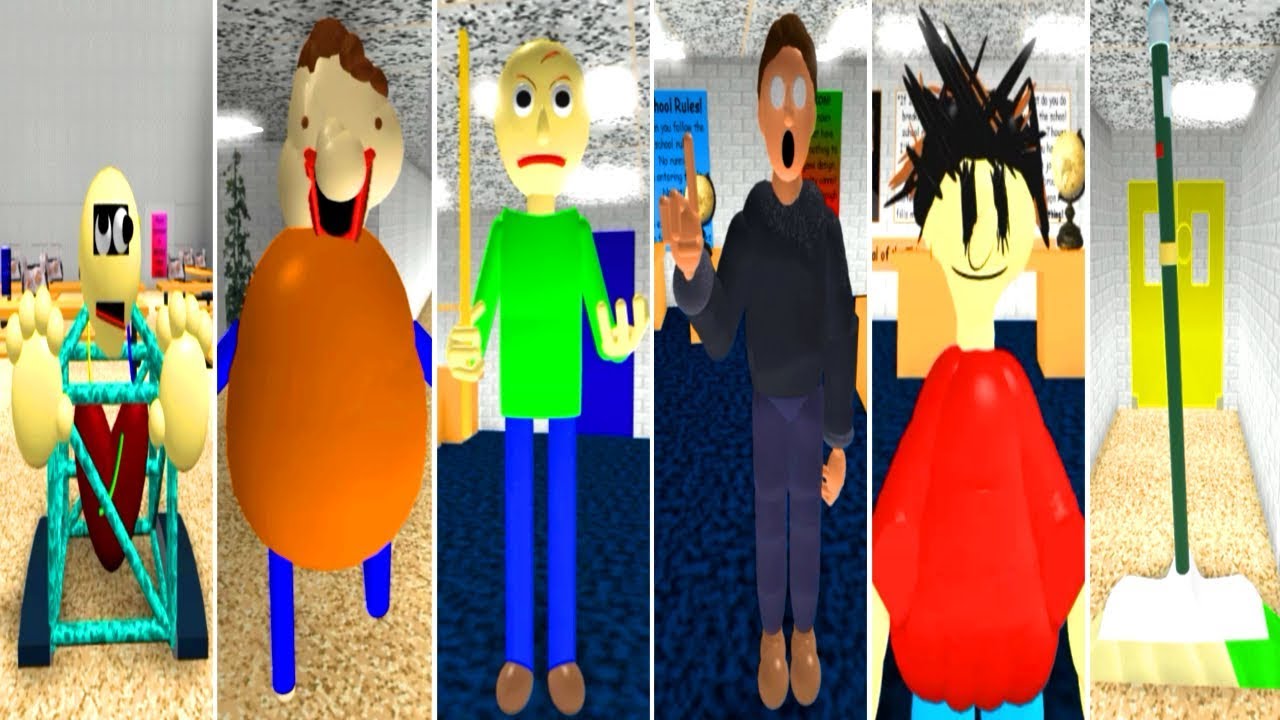 Play As All Characters Baldi S Basics Roleplay Youtube