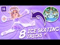 How To Do 8 EASY Ice Skating Tricks in Royale High! RH Advent Day 14