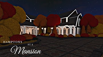 Hamptons mansion |Bloxburg speedbuild| part 2