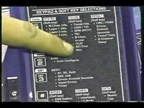 ISDN Test Sets and circuit testing