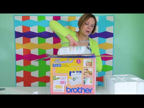 Brother 1034D Serger 1 Unboxing