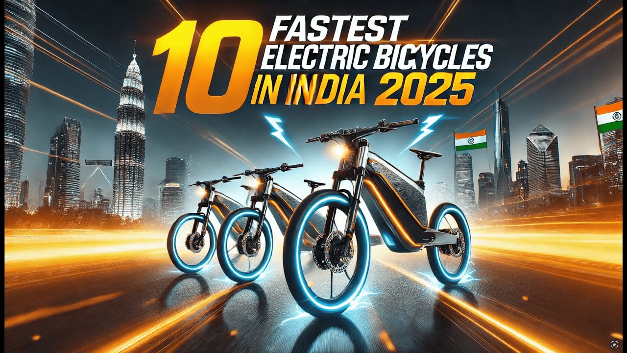 10 Fastest Electric Bicycles in India 2025 #electricbycycle #electricbike #ebikes #india