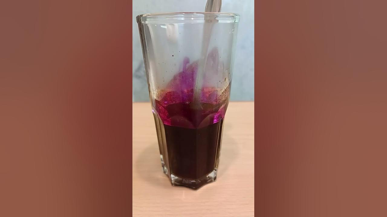 Проверка лайфхака с марганцовкой и перекисью - YouTube