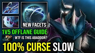 How to 1v5 Offlane Carry Abaddon in 7.36 NEW Innate Ability Fast Respawn Time Curse Slow Dota 2