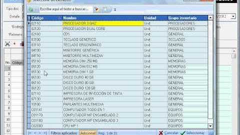 Software contable ContaPyme - Ej 1 Embodegamiento de elementos compuestos