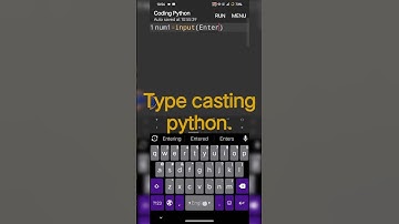 Type casting Python 2025.#python #mobile #code #viralvideo #html #foryou #video #real #javascript.